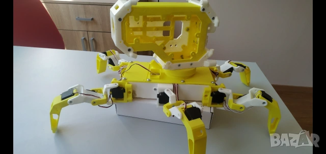 DYI Development Hexapod  ArduinoMEGA робот 3D принт, снимка 4 - Дронове и аксесоари - 54962117