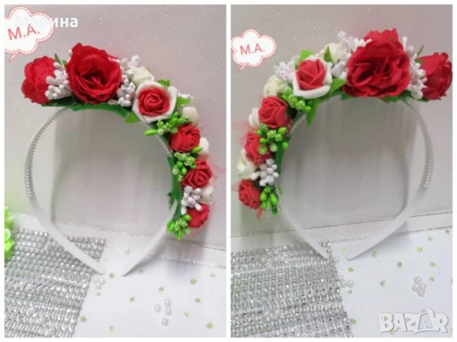 Китка за глава, вариант 29 , снимка 9 - Аксесоари за коса - 54045126