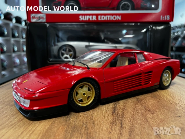 Метална колекционерска количка модел BURAGO FERRARI 1984г.1:18 55 лв. / 28.12 €