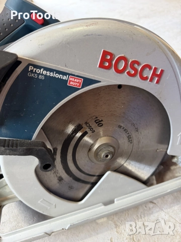 Bosch GKS 85 ръчен циркуляр, снимка 2 - Циркуляри - 55427558