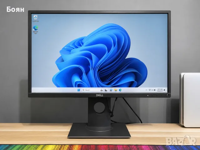 Dell P2417H 24” IPS Full HD – перфектен, като нов + кабели, снимка 2 - Монитори - 55632733