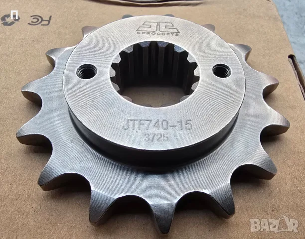 JT Sprockets JTF740 15 пиньон зъбчатка преден Ducati Monster Multistrada Hypermotard, снимка 2 - Аксесоари и консумативи - 55440426