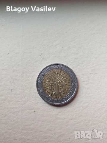 рядка монета от 2000г., снимка 2 - Колекции - 54287283