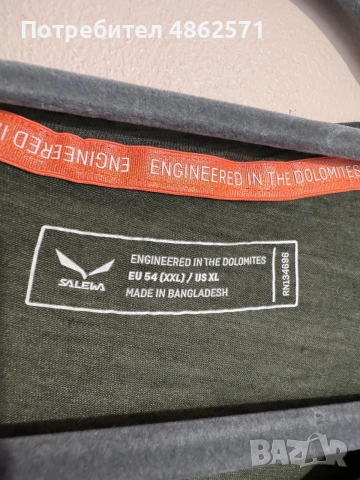 Salewa Pocket Merino T-Shirt., снимка 4 - Тениски - 55123962