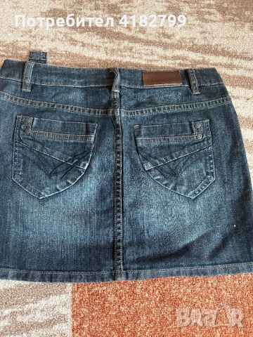 Дънкова пола, снимка 2 - Поли - 54215234