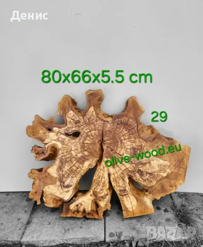Шайби от вековни маслинови дървета (olive wood slabs), снимка 18 - Декорация за дома - 42652069