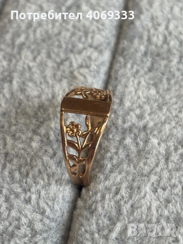 2.2 Руски златен пръстен 14 карата, снимка 6 - Пръстени - 54175542