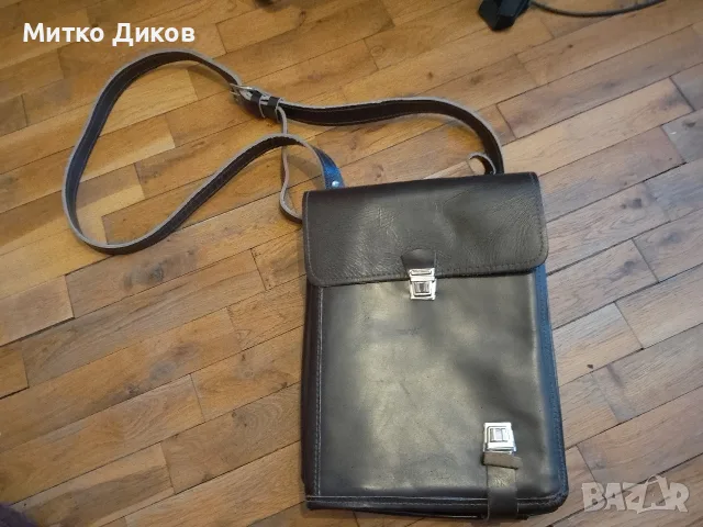 Командирска чанта естествена кожа нова 300х215х 80 мм #14
