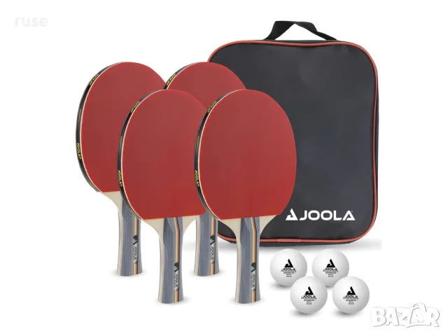 НОВИ! Тенис на маса JOOLA Team School 4 хилки и 4 топки, снимка 5 - Тенис - 55678449