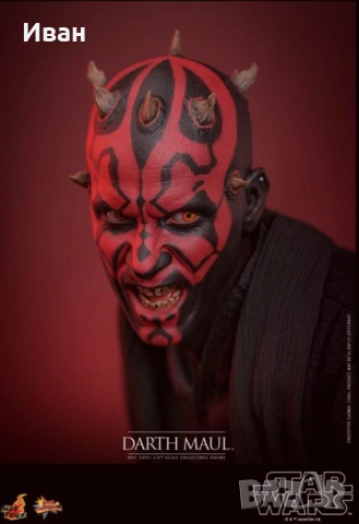Hot Toys Star Wars DX17 Darth Maul with Sith Speeder Deluxe Version 1/6 — нов, зачечатан, снимка 9 - Колекции - 54802269