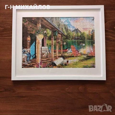 пъзел сложен в рамка, снимка 10 - Пъзели - 55448047