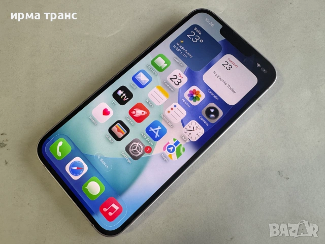 iPhone 14 128gb 93% батерия.Гаранция, снимка 2 - Apple iPhone - 55007433