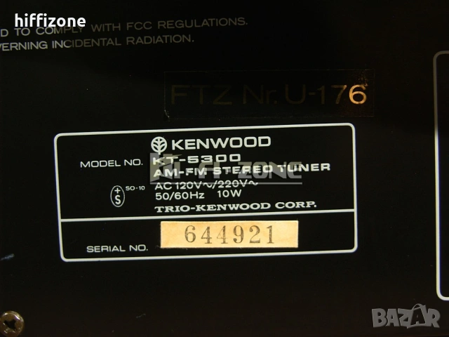 Тунер Kenwood kt-5300, снимка 9 - Аудиосистеми - 54954674