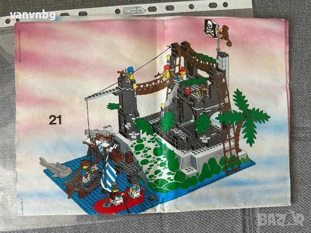 Lego Pirates 6273 Rock Island Refuge, снимка 11 - Конструктори - 54351696
