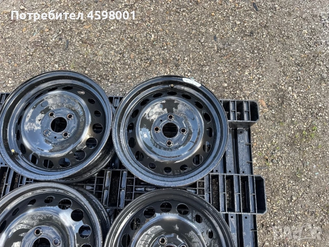 4бр.Оригинални джанти 15цола 4x100 за Renault,Dacia,Nissan,Smart, снимка 6 - Гуми и джанти - 54010601