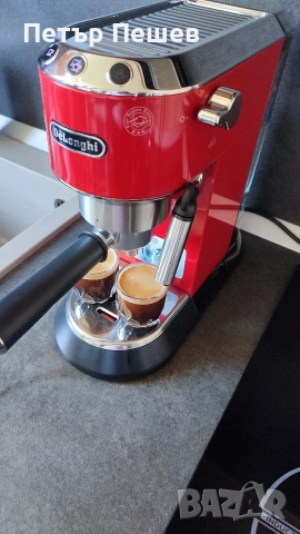 100€ Delonghi Dedica EC680.R перфектно еспресо кафе Делонги Дедика