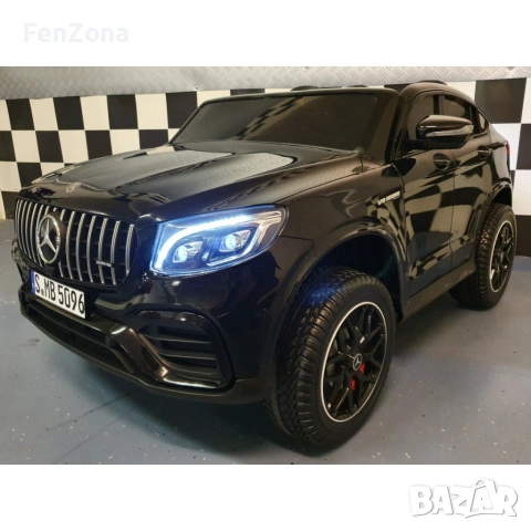 Акумулаторен джип Mercedes GLC63 COUPE 4X4 с меки гуми 12V, снимка 12 - Други - 54972496
