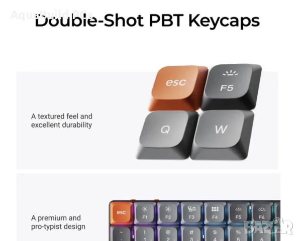 Keychron K3 Max QMK/VIA безжична механична клавиатура, снимка 5 - Клавиатури и мишки - 55540444