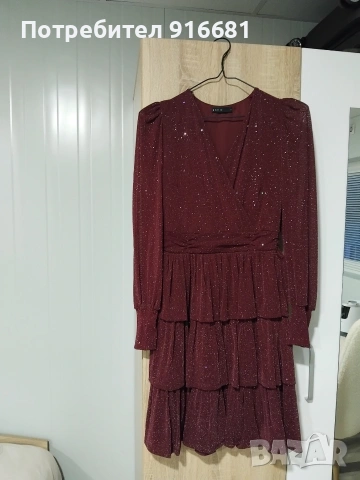 Дамска елегантна рокля, снимка 2 - Рокли - 54359105