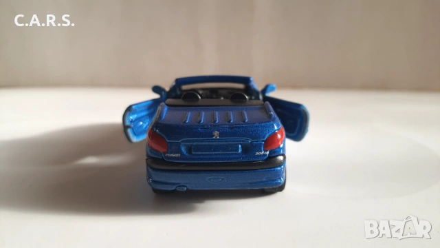 Peugeot 206 CC Cabrio Maisto - Мащаб 1:38, снимка 4 - Колекции - 54112954