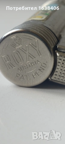 Стара бензинова запалка Roxy, снимка 5 - Други ценни предмети - 54425241