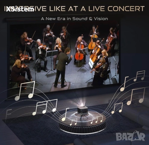 Смарт видеопроектор AURZEN BOOM 3, снимка 3 - Друга електроника - 54306816