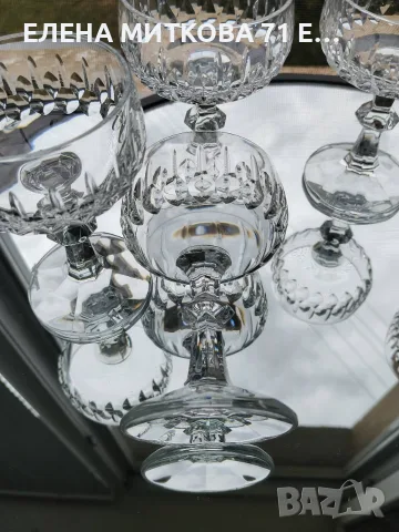 *Schott-swiesel Crystal* масивни чаши за аперитив от оловен кристал, снимка 8 - Чаши - 55317461
