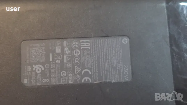 Зарядно за лаптоп HP 230W TPN-DA12 адаптер за лаптоп 19.5V 11.8A, снимка 3 - Части за лаптопи - 55554361