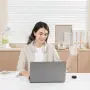Преносим вентилатор за врата, вентилатор без лопатки Hands Free, 4000 mAh "Бял,  Розов  ,Зелен ", снимка 1
