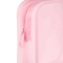 Силиконов несесер розов прозрачен с дръжка 14х5х14см_1242687, снимка 3