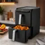 NexOne TwinFryer 11L – Двукамерен фритюрник с горещ въздух 2800W, , снимка 1