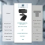 Нова Компютърна уеб 4K UHD Webcam с Микрофон USB Камера за Стрийминг Zoom Teams, снимка 7