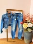 G-STAR RAW Arc 3D Нови жестоки оригинални дамски дънки и яке, снимка 7