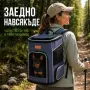 Премиум раница за домашни любимци до 7 кг – Вентилирана, ергономична и удобна за пътуване, снимка 3