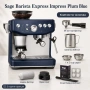 Нова Sage Barista Express Impress Plum Blue – рядък цвят, 2 г. гаранция, снимка 3