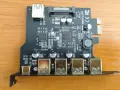 Разширителна карта PCIE 1X към 5 порта USB3.2 gen 1 Type-C, снимка 2