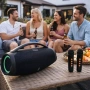 Преносима караоке тонколона с 2 микрофона B21 BOOMBOX - мощен звук и RGB Led осветление, снимка 2