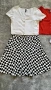 Bershka, H&M, Zara 13-14 г. Сет от три блузки, поличка и дънкови панталонки., снимка 3