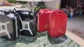 Воени ретро метални туби за гориво, снимка 3