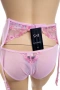 Hunkemöller комплект бикини M и колан за жартиери L – розова флорална дантела, снимка 4