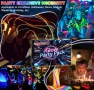 Парти комплект неонови пръчки MULEVIP Glow Party, 347 части, фосфоресциращи пръчки с конектори , снимка 3