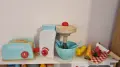 Детска дървена кухня, миксер, тостер, аксесоари, снимка 4