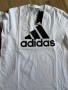Нова оригинална Бяла мъжка тениска Adidas Big Logo Essentials! M,L, снимка 2