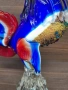 Murano Italy   Glass Cockerel “Французинът” Код P2592, снимка 5