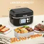 Безжична отопляема кутия за обяд, 27000mAh (черна, контейнер 1.5L x 1) , снимка 2