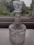 РЕТРО СТЪКЛЕНА ГАРАФА ЗА ВОДА С ОРИГИНАЛНА ТАПА - ОТ СОЦА, снимка 1