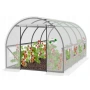 Градинска четирисегментна бяла оранжерия - 6 х 3 х 2м, снимка 4
