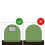 Градиснка оранжерия New Solution - отлична защита за вашите култури - 4 х 2,5 х 2м, снимка 4