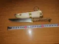 Стар овчарски нож с дървена кания , снимка 3