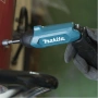 НОВ Акумулаторен винтоверт Makita DF001DW, 220 об/мин, Li-Ion 1.5 Ah + Комплект 81 аксесоара - 24 МЕ, снимка 3
